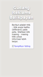 Mobile Screenshot of gudangreklame.com